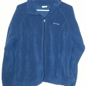 Black Columbia zip up fleece